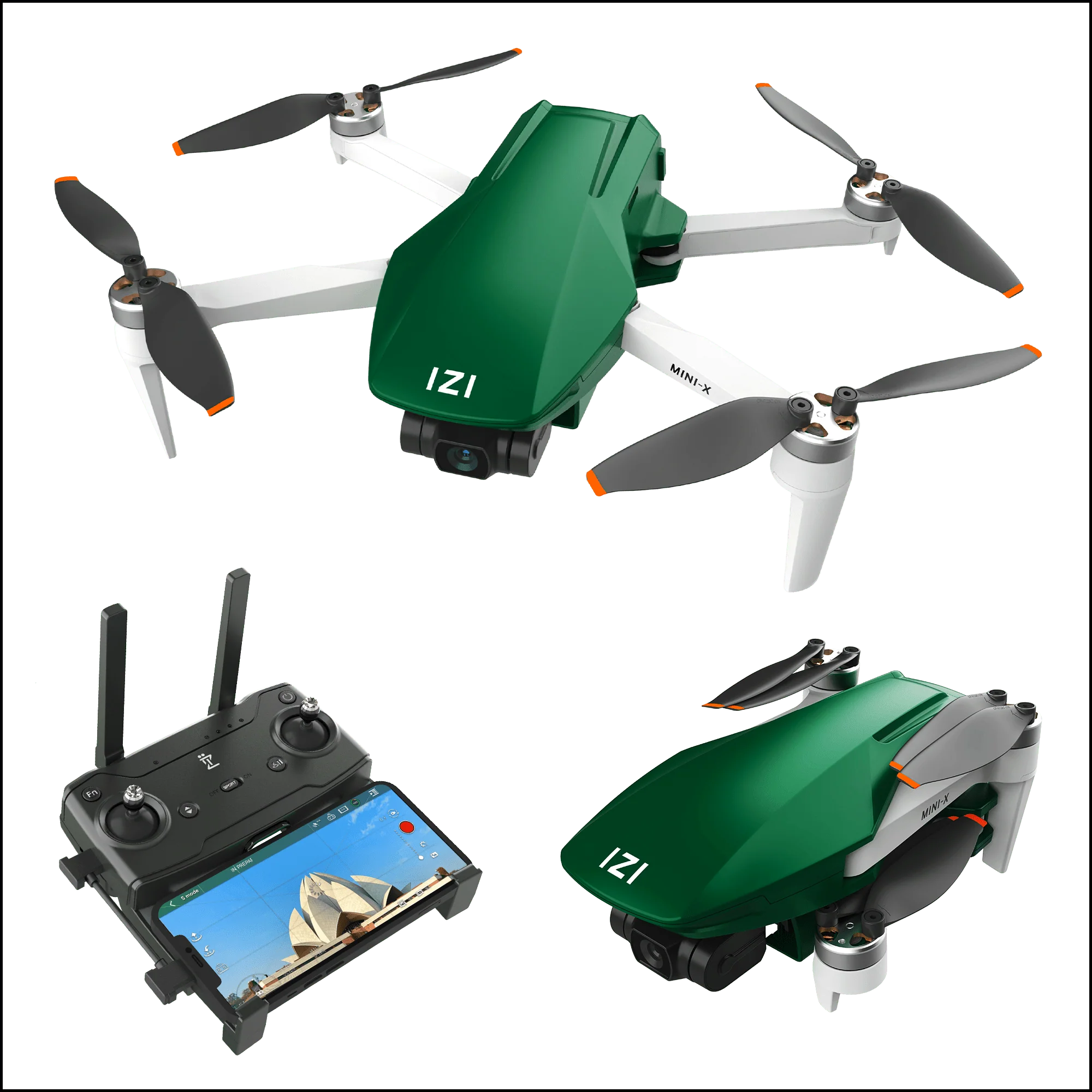 IZI Mini X Nano 4K Camera Drone UHD 20MP Sony CMOS, 4KM Live Video, 31-min Flight Time, GPS, 3-Axis Stabilized Gimbal, 10+ Flight Modes, RTH, Vertical Shooting, Under 249g UAV - 1 Year Warranty - cambuy-lives IZI Mini X Nano 4K Camera Drone UHD 20MP Sony CMOS, 4KM Live Video, 31-min Flight Time, GPS, 3-Axis Stabilized Gimbal, 10+ Flight Modes, RTH, Vertical Shooting, Under 249g UAV - 1 Year Warranty - cambuy-lives